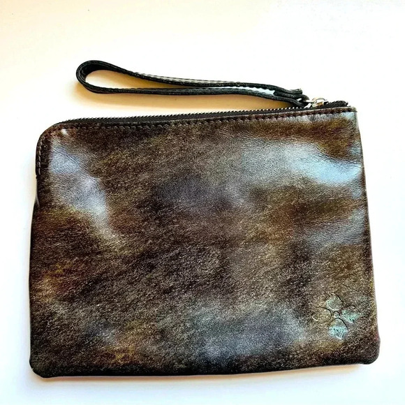 NWOT Patricia Nash Turquoise Tooled Leather Cassini Wristlet - Picture 2 of 8